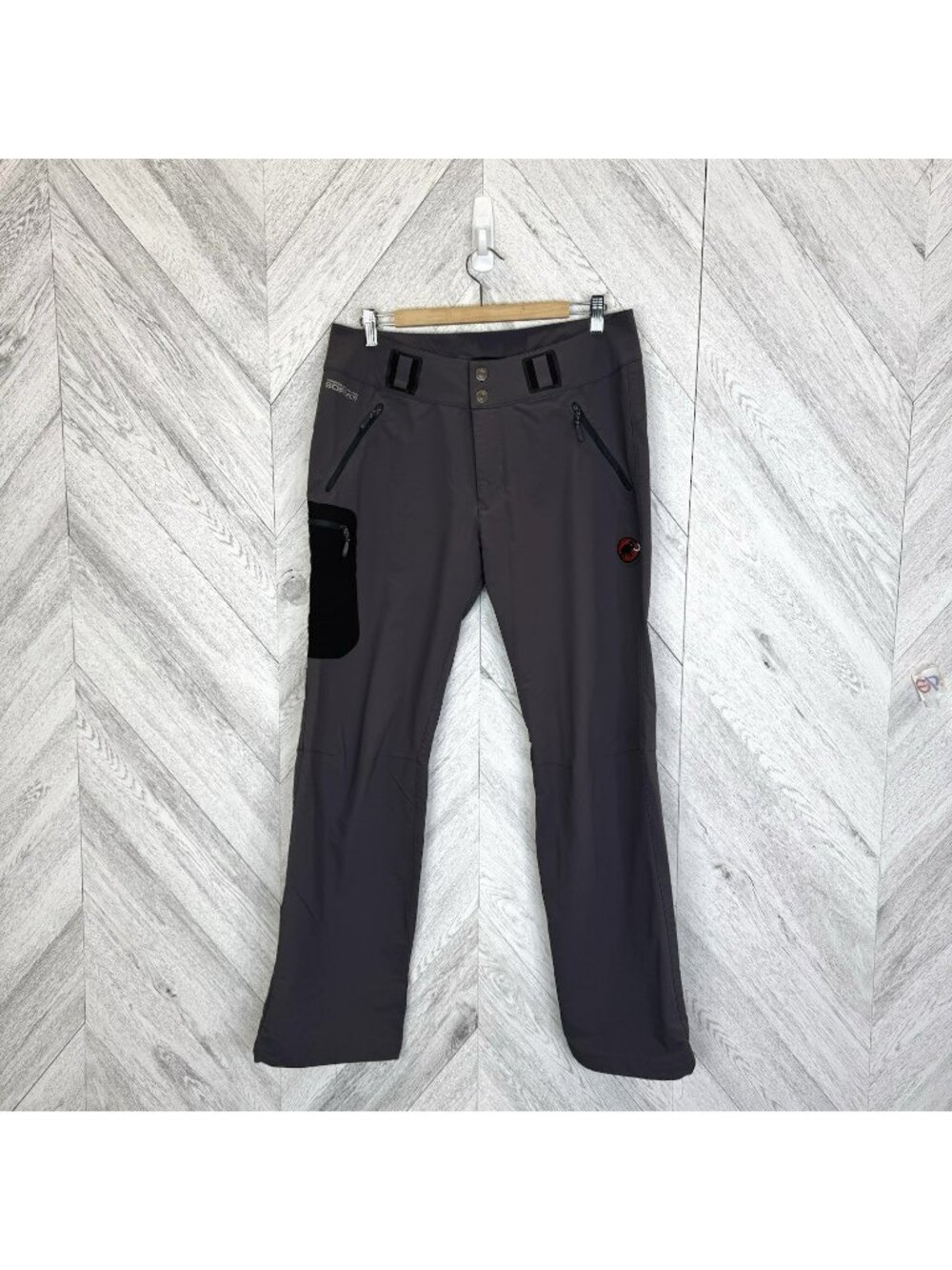 Mammut Softech Trekkers Pants Softshell Mens Size US 36x31 Gray Outdoor Hiking